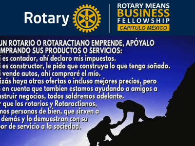 Apoya a rotarios y rotaractianos emprendiendo.